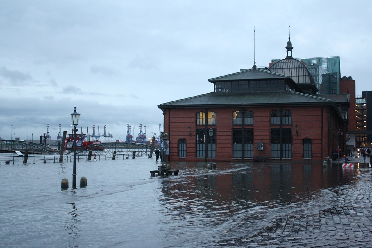 Sturmflut am 24.11.2023 in Hamburg erwartet