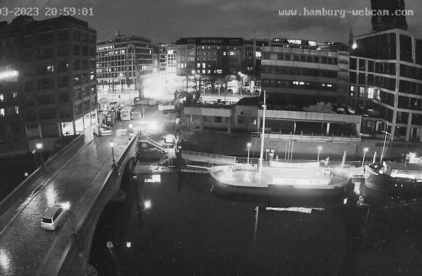 Live Webcam am Nikolaifleet in Hamburg