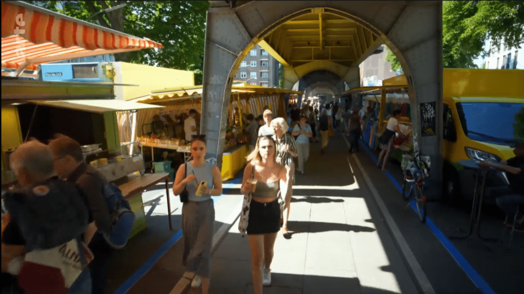 Der Isenmarkt in Hamburg